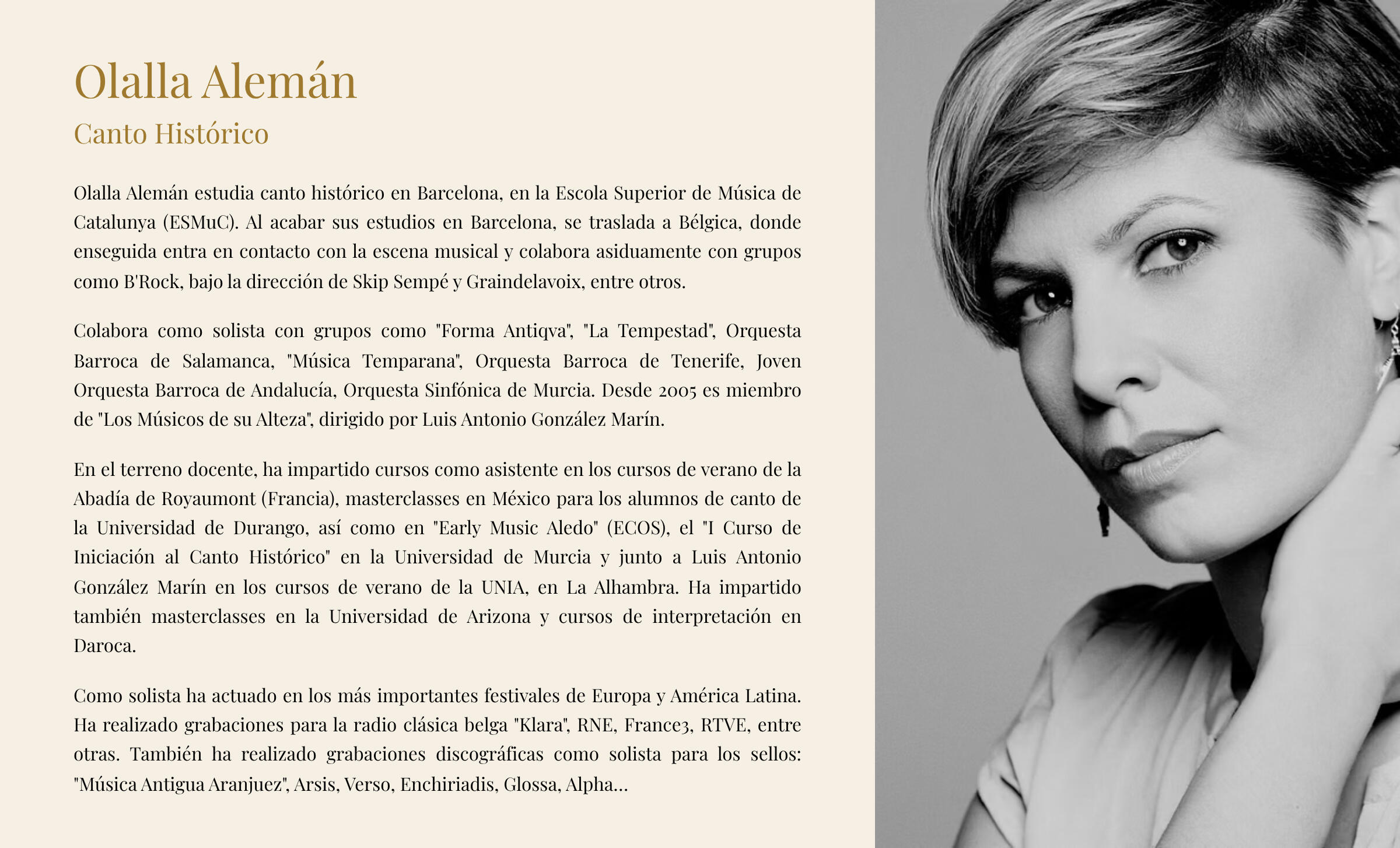 Bio - Olalla Alemán